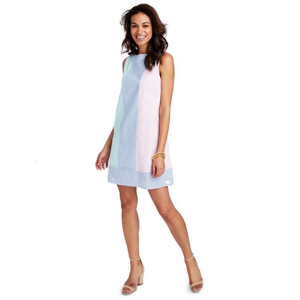 Vineyard Vines - Party Seersucker Shift Dress - Size 16